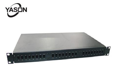 FO Patch Panel SC type 24 Port, 19” 1U Rack Mounted (frosted surface)